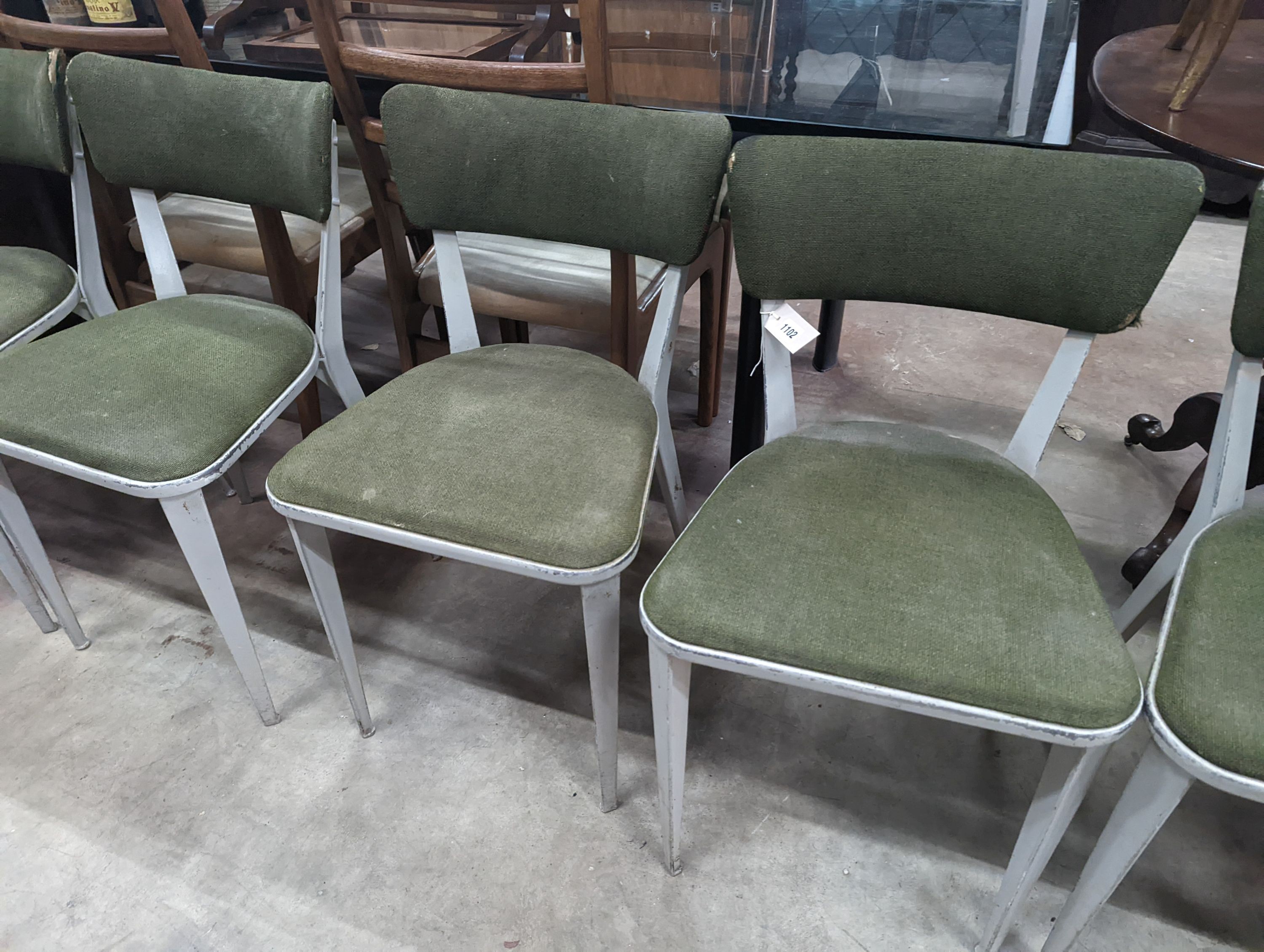 A set of six Ernest Race BA23 chairs